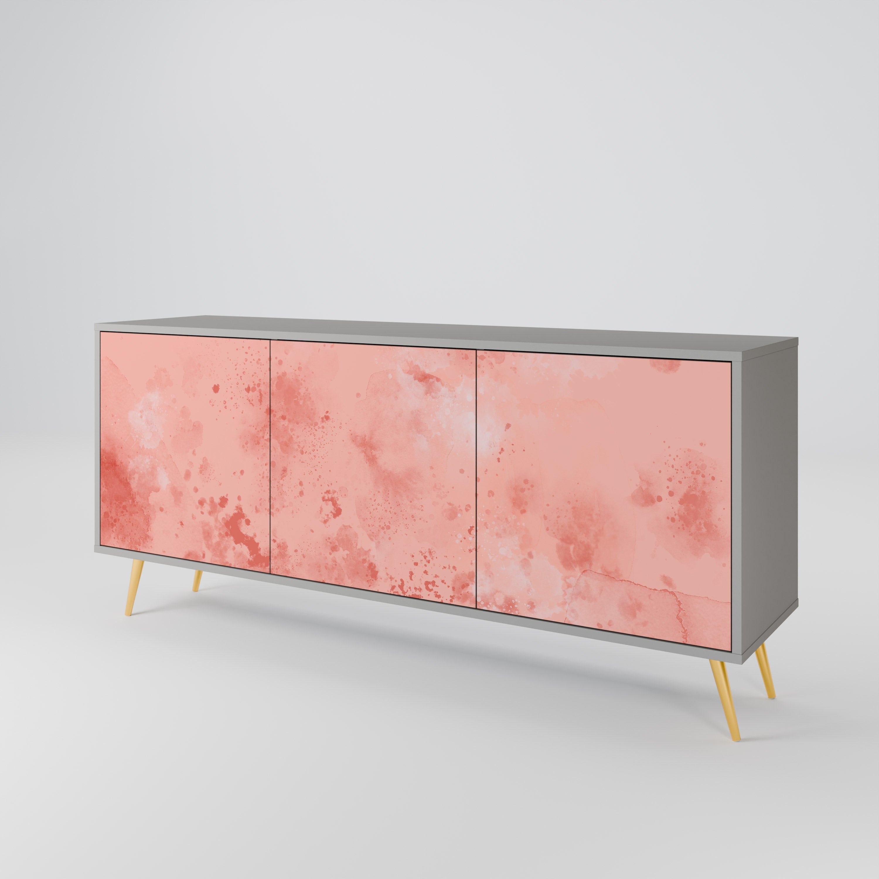 CRANE DANCE 3-türiges Sideboard in grauem Finish