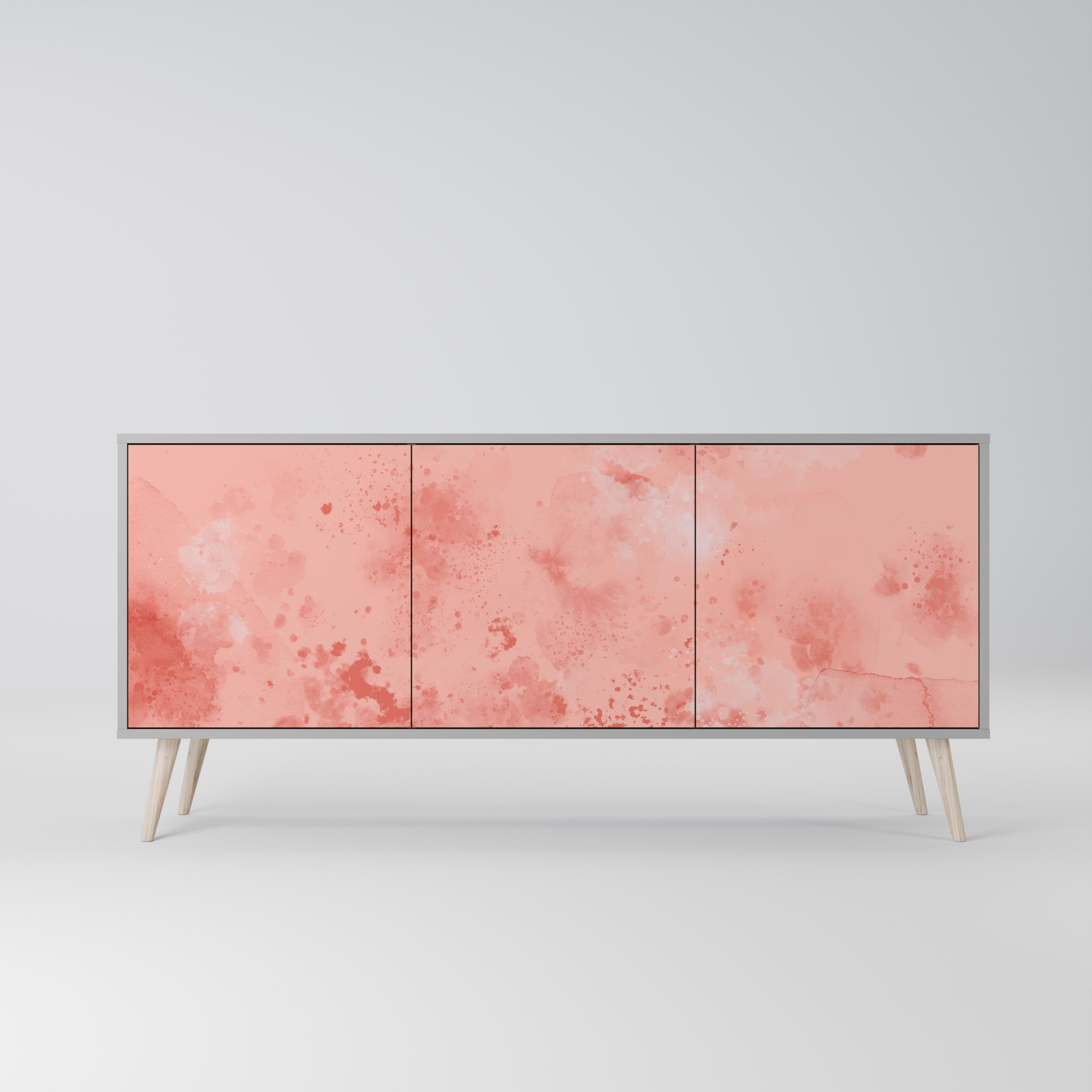 CRANE DANCE 3-türiges Sideboard in grauem Finish