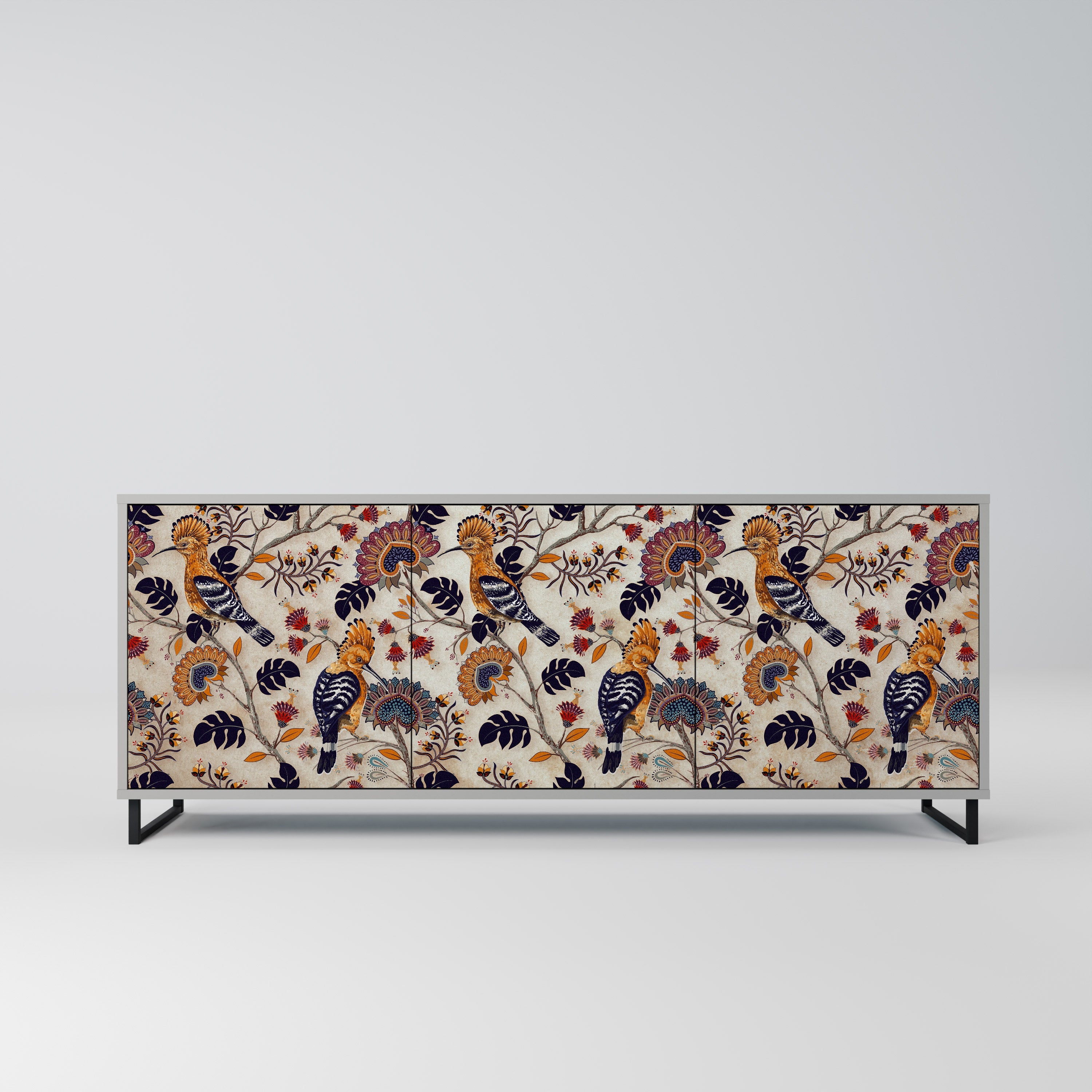 EMINENT HOOPOE 3-türiges Sideboard in grauer Ausführung