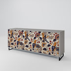 EMINENT HOOPOE 3-Door Sideboard in Grey Finish