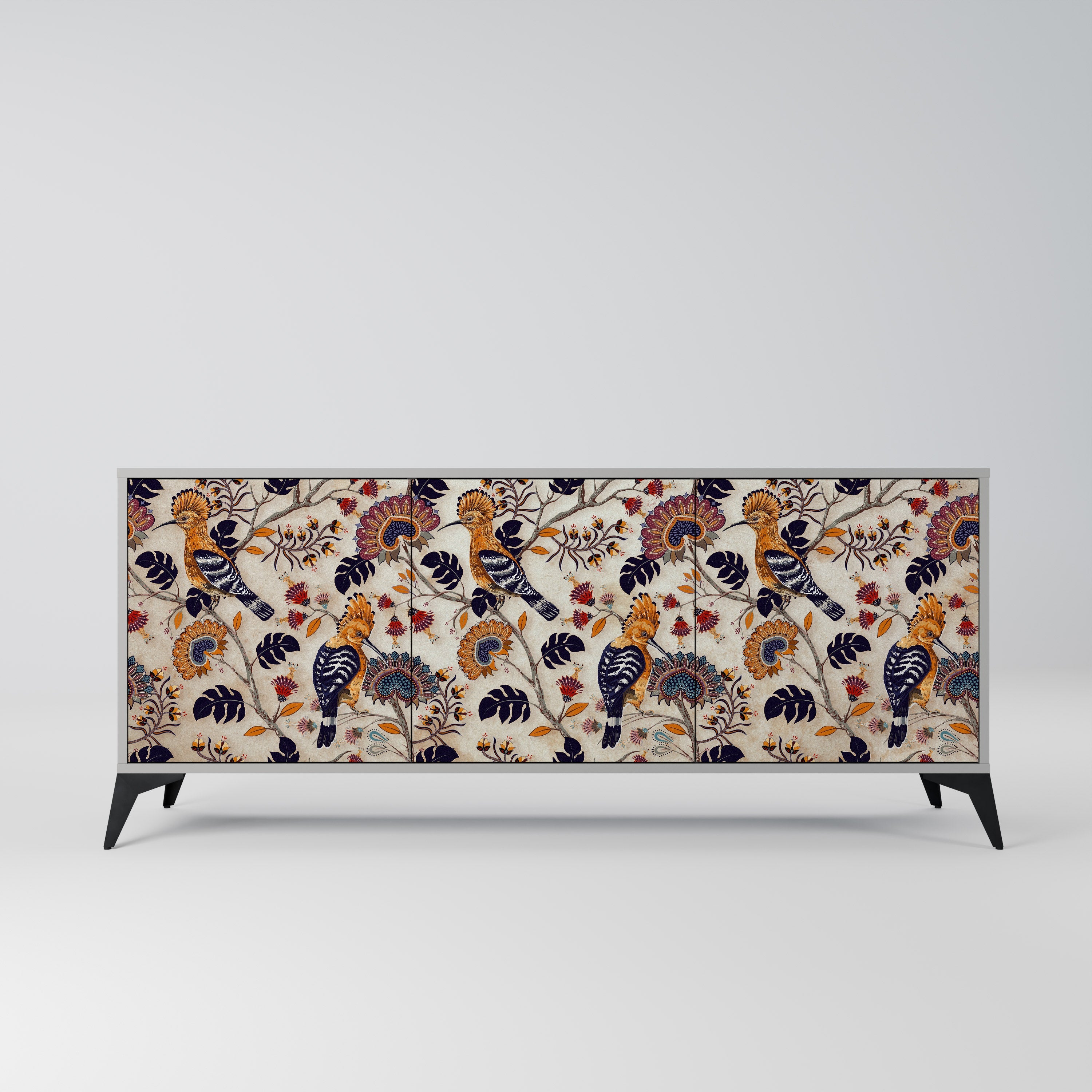 EMINENT HOOPOE 3-türiges Sideboard in grauer Ausführung