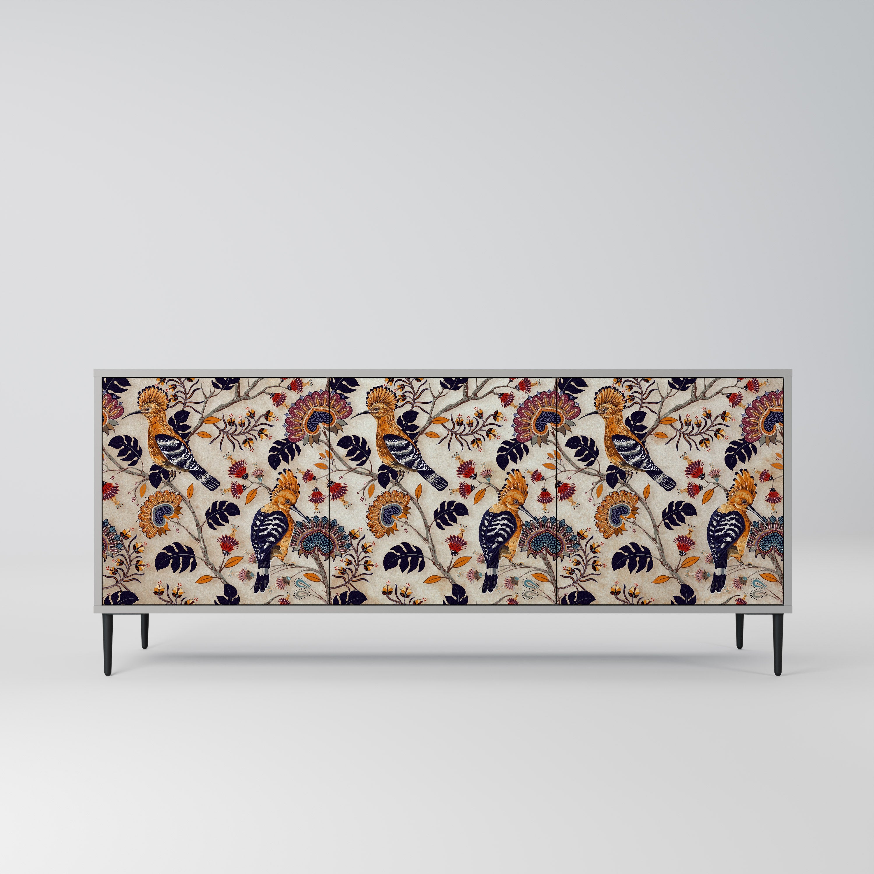 EMINENT HOOPOE 3-türiges Sideboard in grauer Ausführung