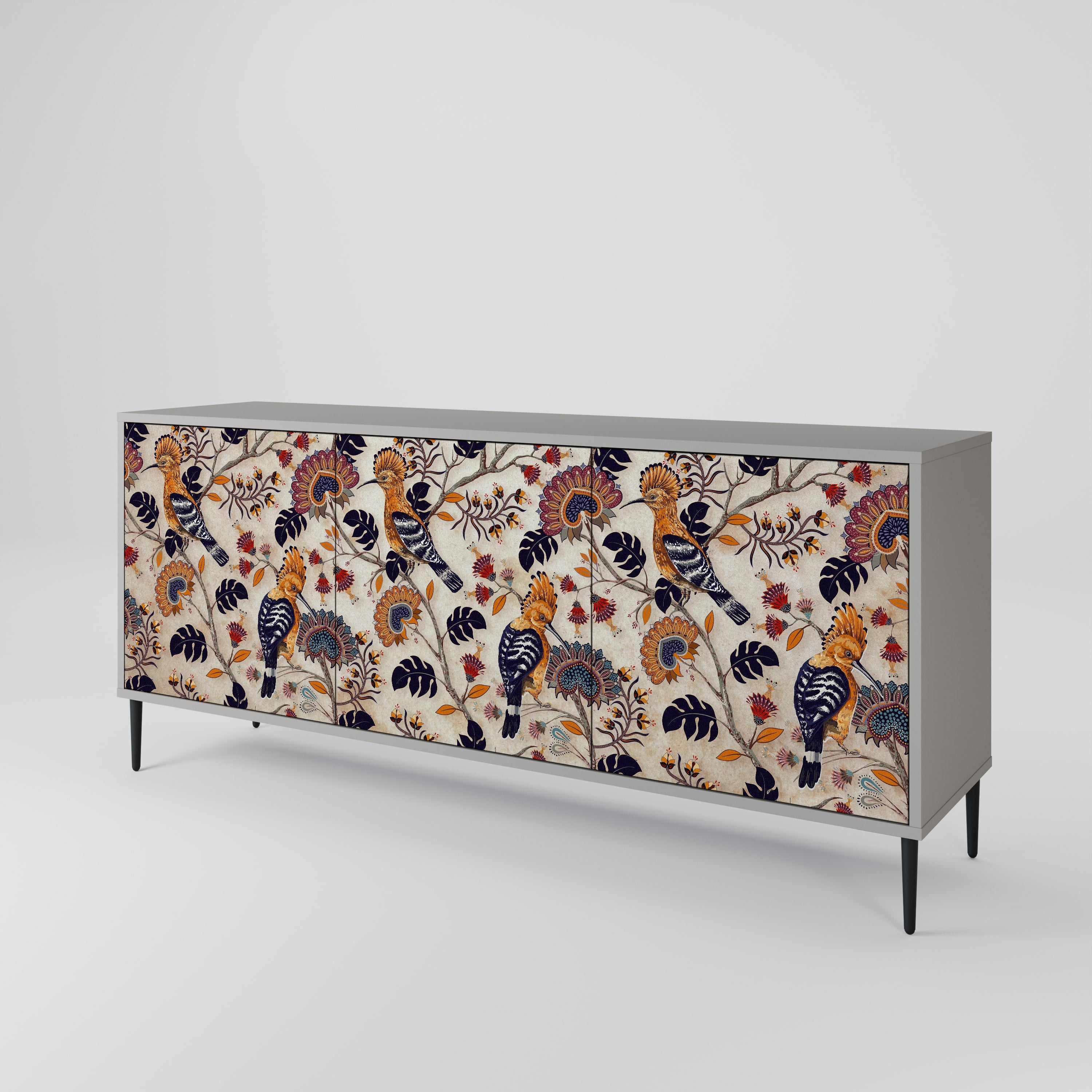 EMINENT HOOPOE 3-türiges Sideboard in grauer Ausführung