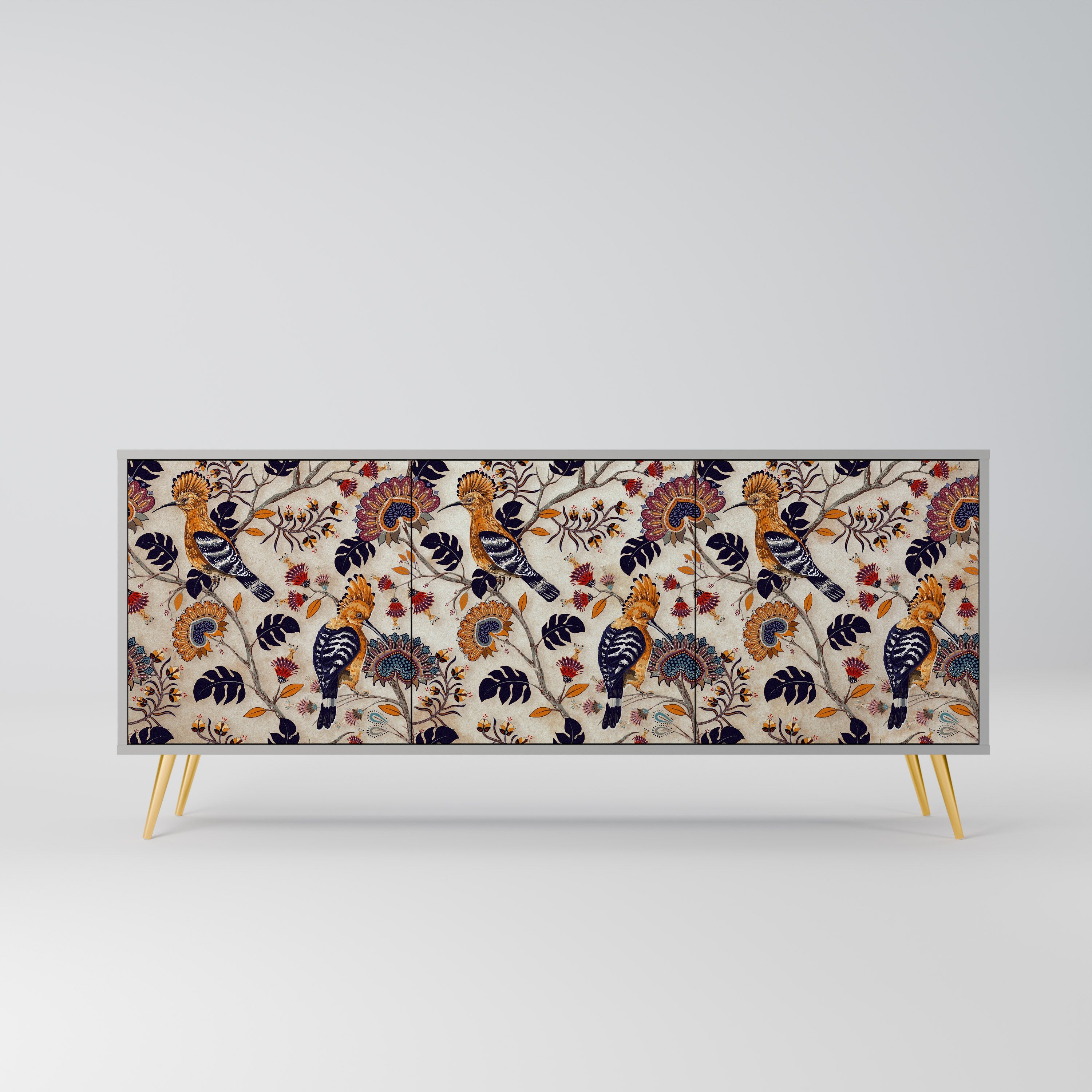EMINENT HOOPOE 3-türiges Sideboard in grauer Ausführung