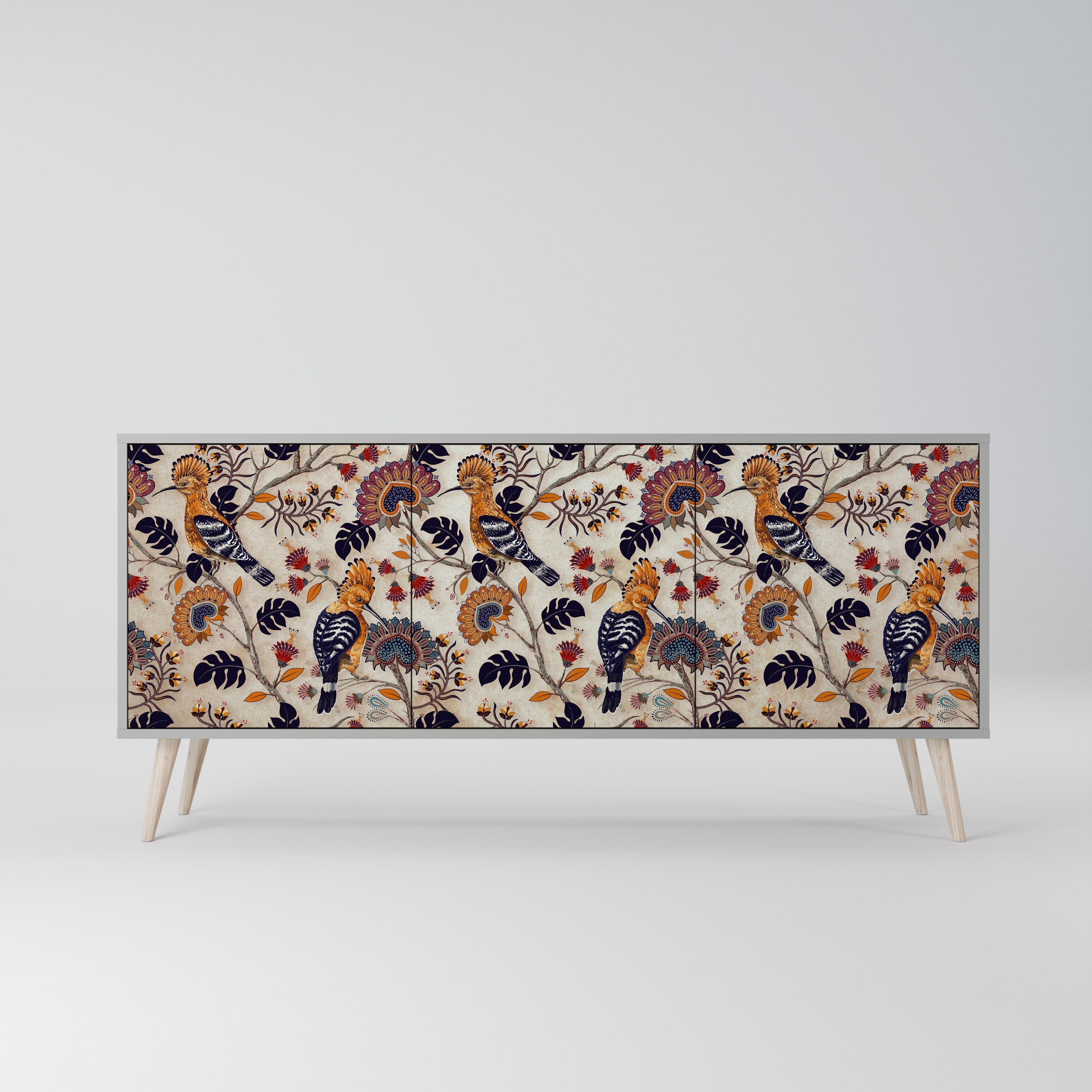 EMINENT HOOPOE 3-türiges Sideboard in grauer Ausführung