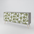 SEEDLING SONGBIRD 3-Door Sideboard in Grey Finish