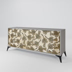 ALMONDINE SONGBIRD Sideboard mit 3 Türen in Grau