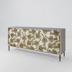 ALMONDINE SONGBIRD Sideboard mit 3 Türen in Grau