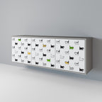 CATS COMPILATION Sideboard mit 3 Türen in Grau