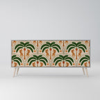 DANCING PREDATORS Sideboard mit 3 Türen in Grau