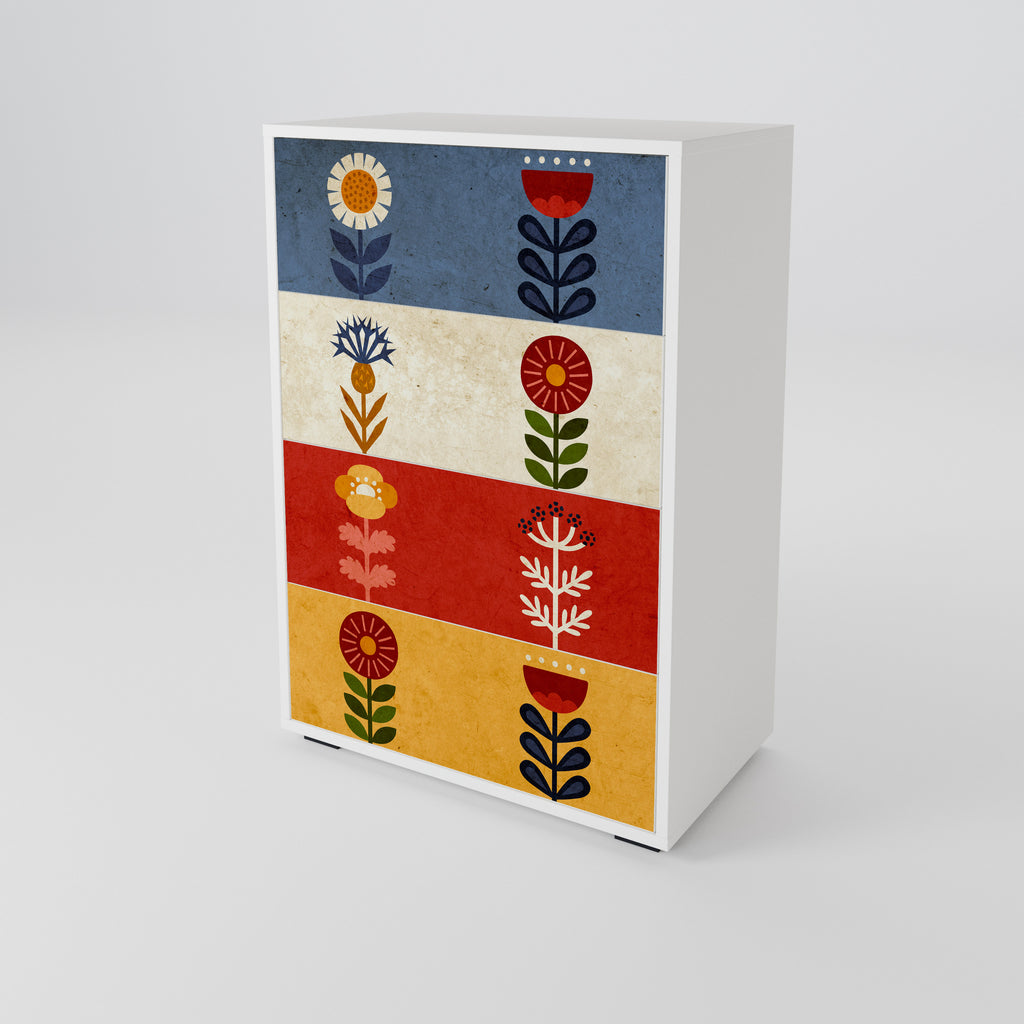 SCANDIC FLOWERET Chest of drawers