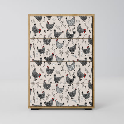 HAPPY HENS Chest of drawers