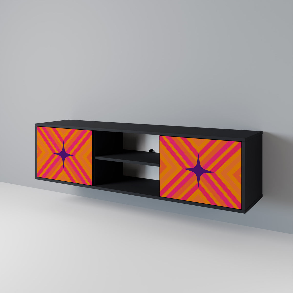 GEOMETRIC BRILLIANCE 2-türiges TV-Lowboard