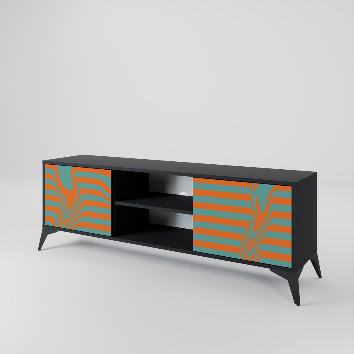 LINE COLLAPSE 2-Door TV Cabinet