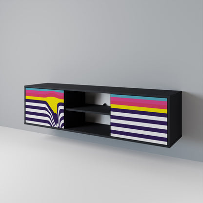 COLORFUL DIVERSION 2-türiges TV-Lowboard