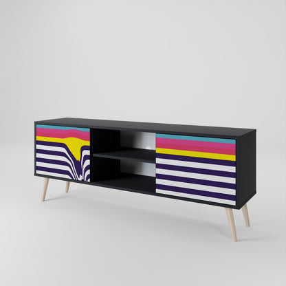 COLORFUL DIVERSION 2-türiges TV-Lowboard