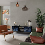 CUBIC MIST TV-Lowboard mit 2 Türen in Schwarz