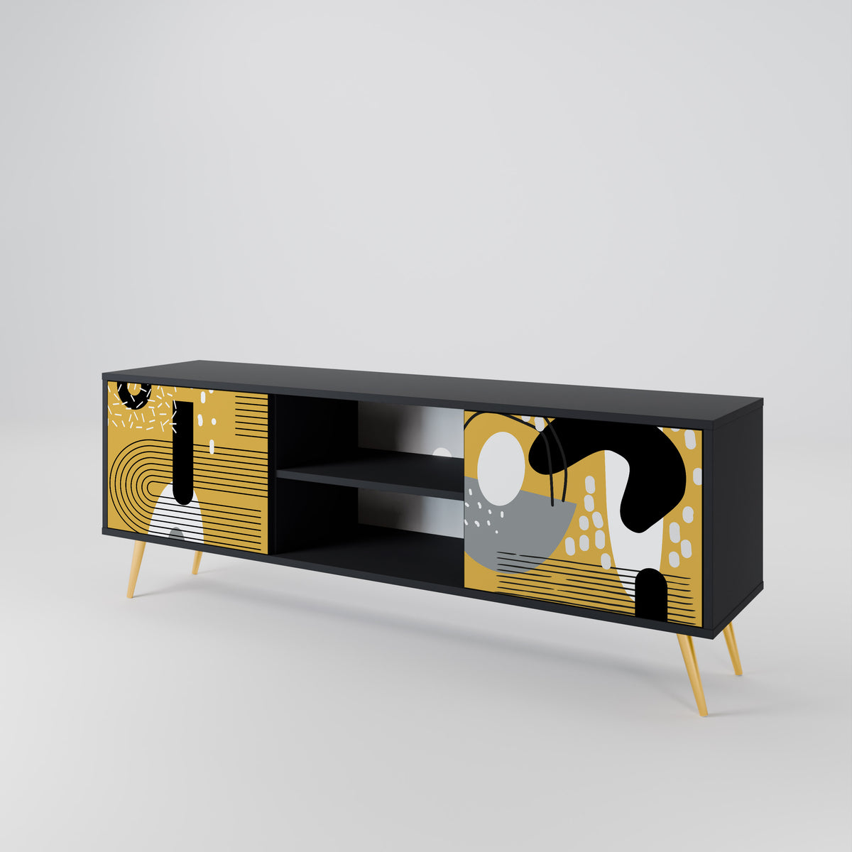 SHAPESHIFT SYMPHONY 2-Door TV Cabinet