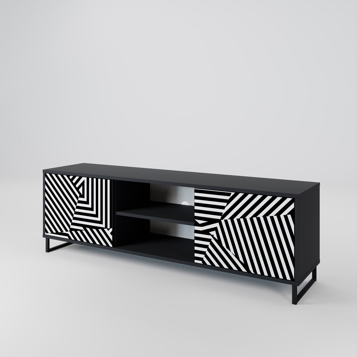ILLUSIONARY LATTICE 2-türiges TV-Lowboard