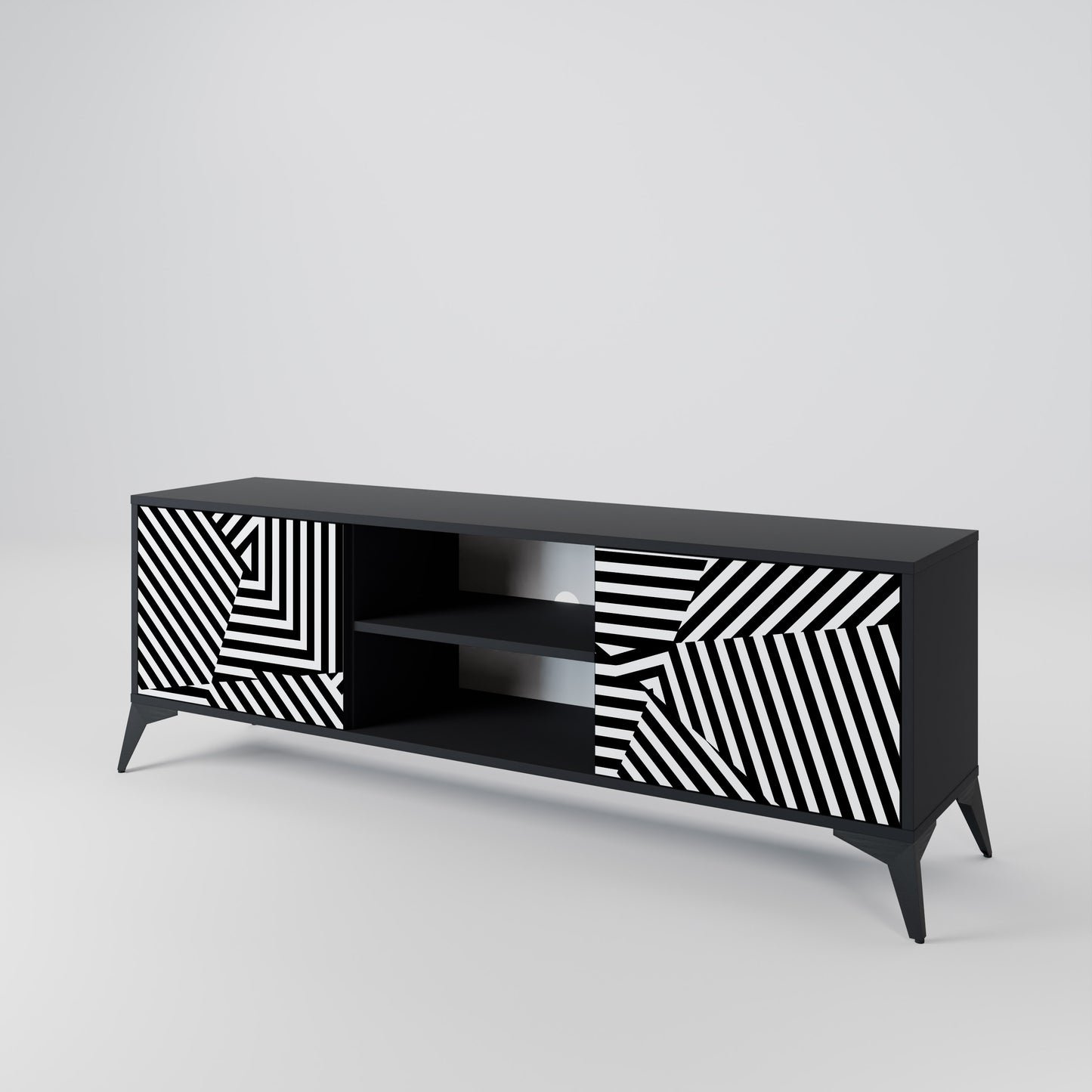 ILLUSIONARY LATTICE 2-türiges TV-Lowboard