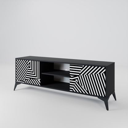 ILLUSIONARY LATTICE 2-türiges TV-Lowboard