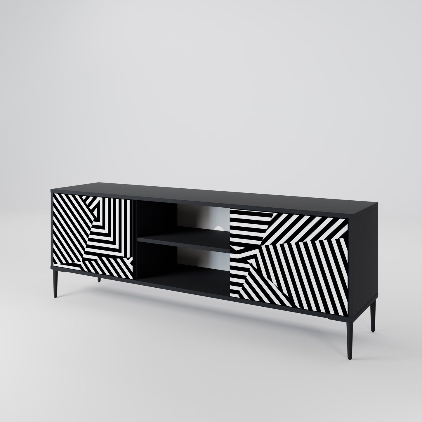 ILLUSIONARY LATTICE 2-türiges TV-Lowboard