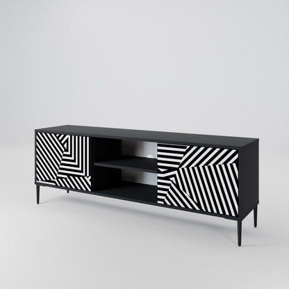 ILLUSIONARY LATTICE 2-türiges TV-Lowboard