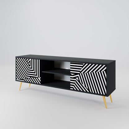 ILLUSIONARY LATTICE 2-türiges TV-Lowboard