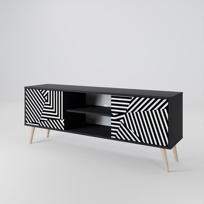 ILLUSIONARY LATTICE 2-türiges TV-Lowboard