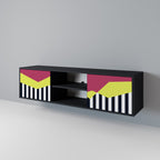 PIANO FANTASY TV-Lowboard mit 2 Türen in Schwarz