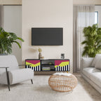 PIANO FANTASY TV-Lowboard mit 2 Türen in Schwarz