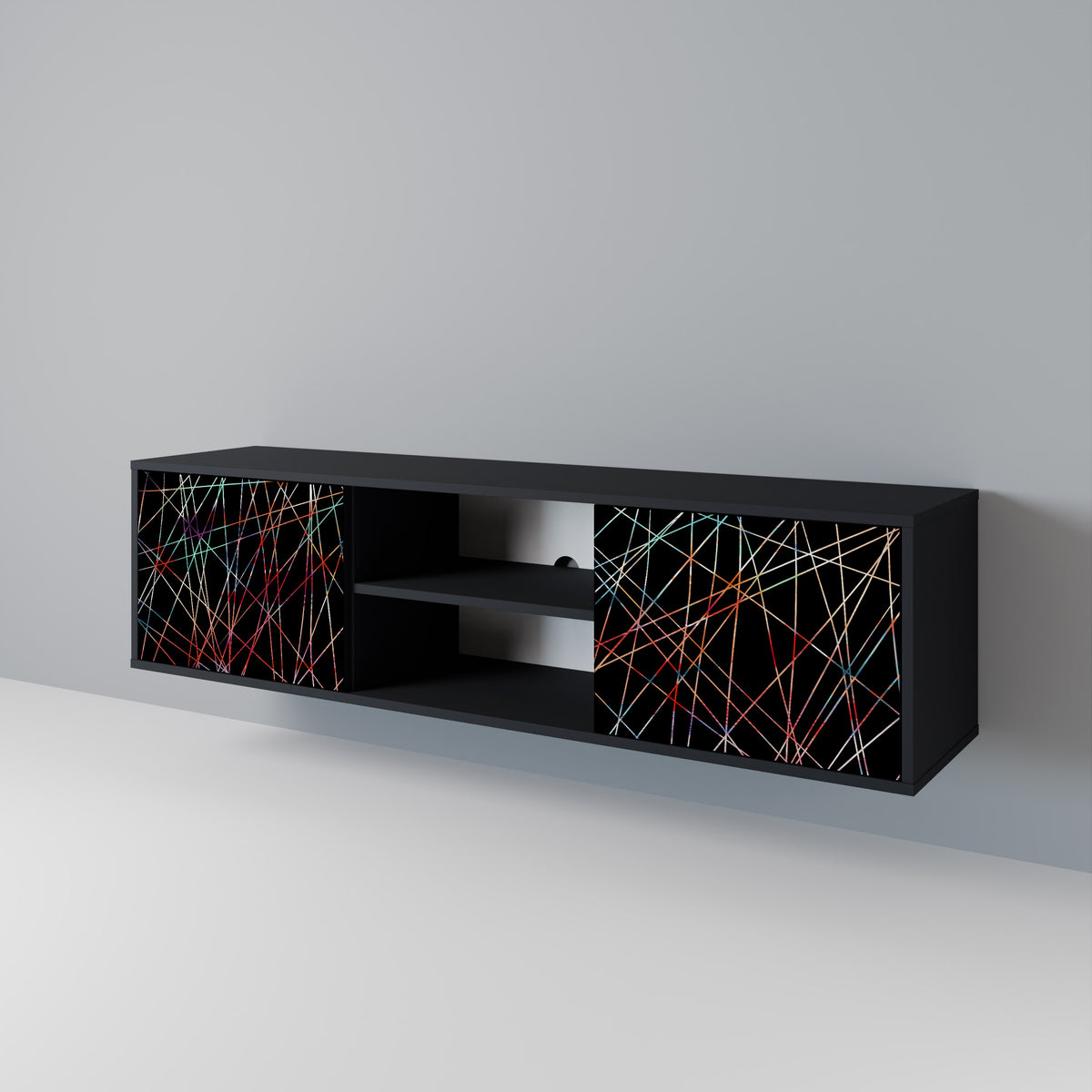LUMINOUS SNARE 2-türiges TV-Lowboard