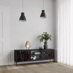 LUMINOUS SNARE TV-Lowboard mit 2 Türen in Schwarz