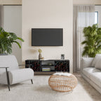 LUMINOUS SNARE TV-Lowboard mit 2 Türen in Schwarz