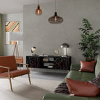 LUMINOUS SNARE TV-Lowboard mit 2 Türen in Schwarz