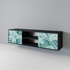 ASIAN SWAY TV-Lowboard mit 2 Türen in Schwarz