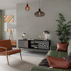 SPECTRA SHOWCASE TV-Lowboard mit 2 Türen in Schwarz