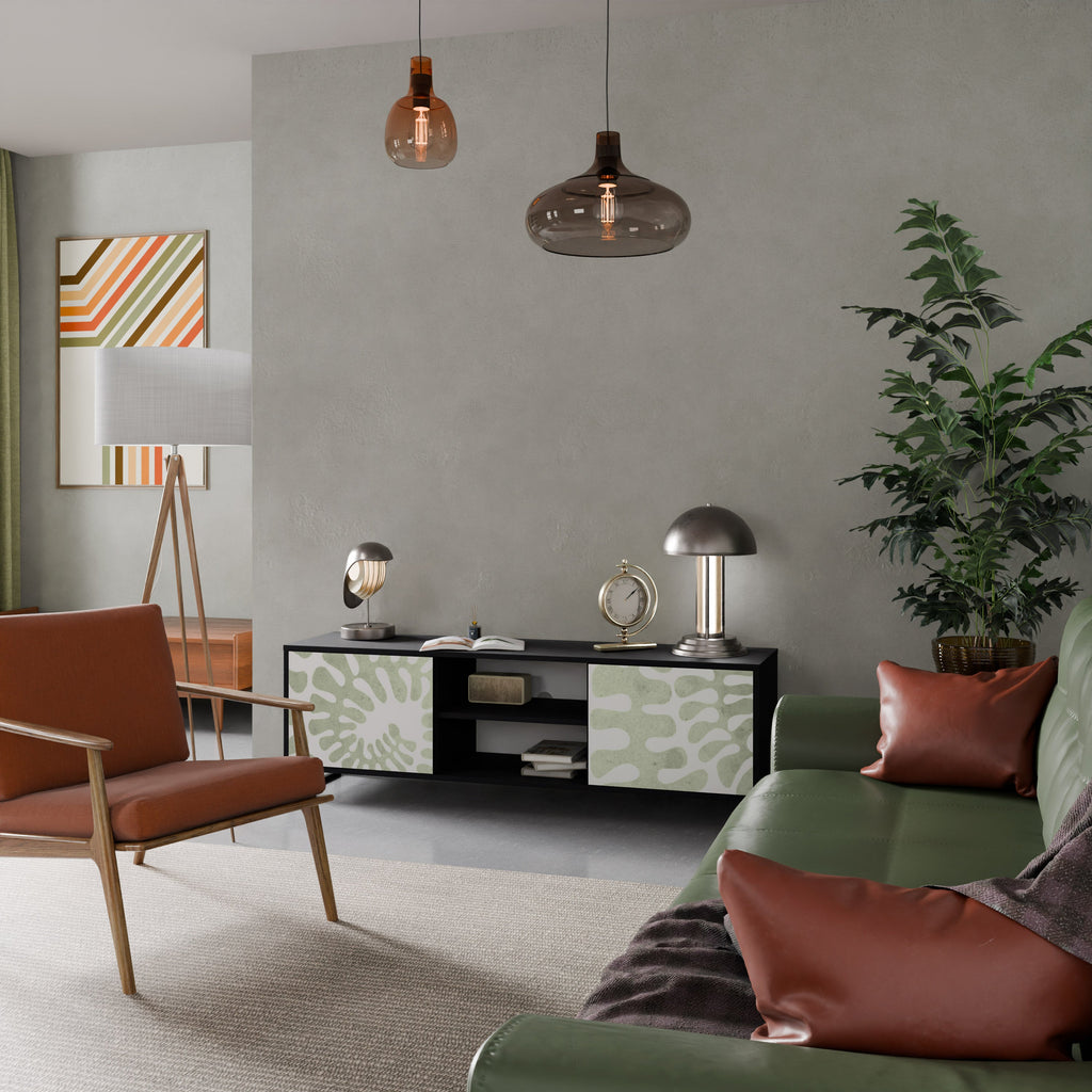 HELIX DANCE TV-Lowboard mit 2 Türen in Schwarz