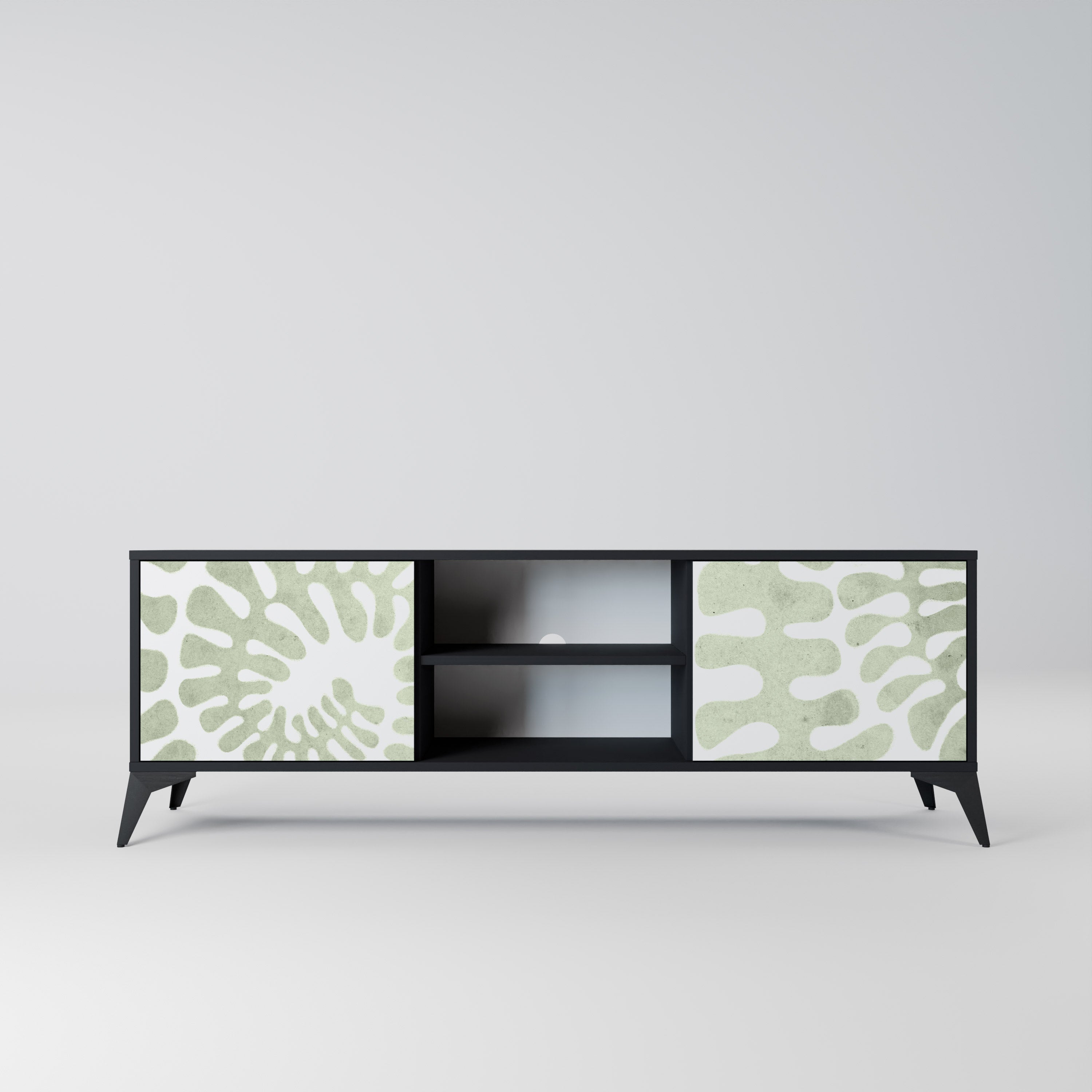 HELIX DANCE TV-Lowboard mit 2 Türen in Schwarz