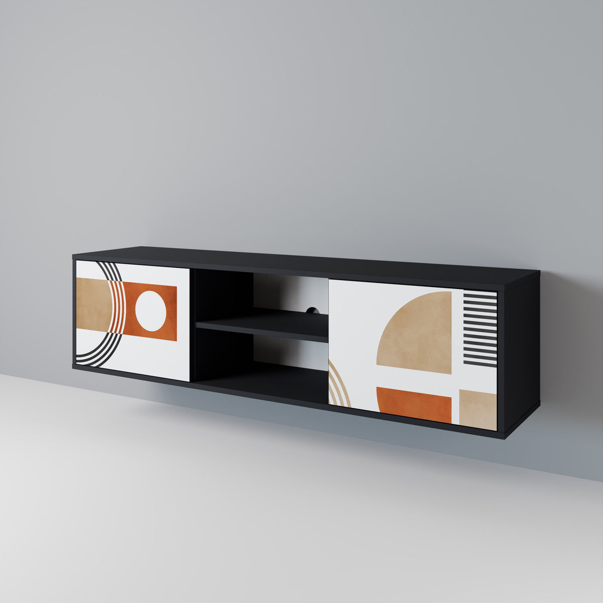 CIRCLE RHYTM 2-türiges TV-Lowboard