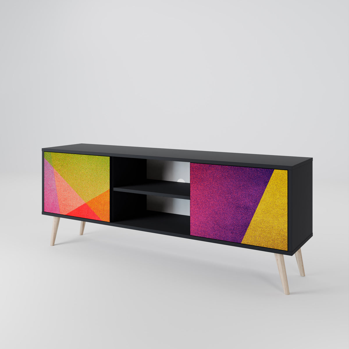 VIVID GEOMETRY 2-türiges TV-Lowboard