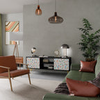 ENERGETIC SPOTS TV-Lowboard mit 2 Türen in Schwarz