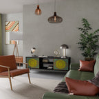 SUNSHINE EULOGY TV-Lowboard mit 2 Türen in Schwarz