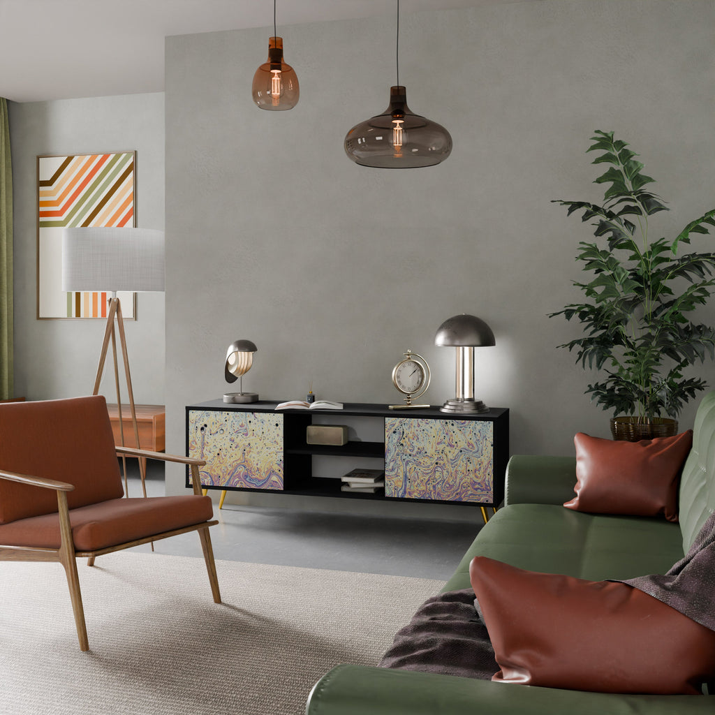 MOSAIC OF COLORS TV-Lowboard mit 2 Türen in Schwarz