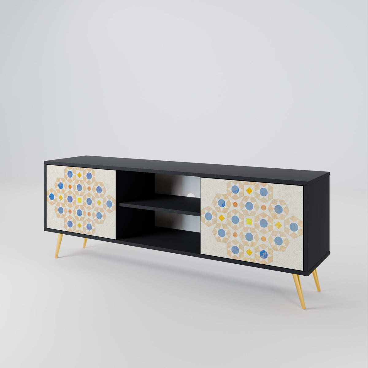 PATTERNED PRISM 2-türiges TV-Lowboard