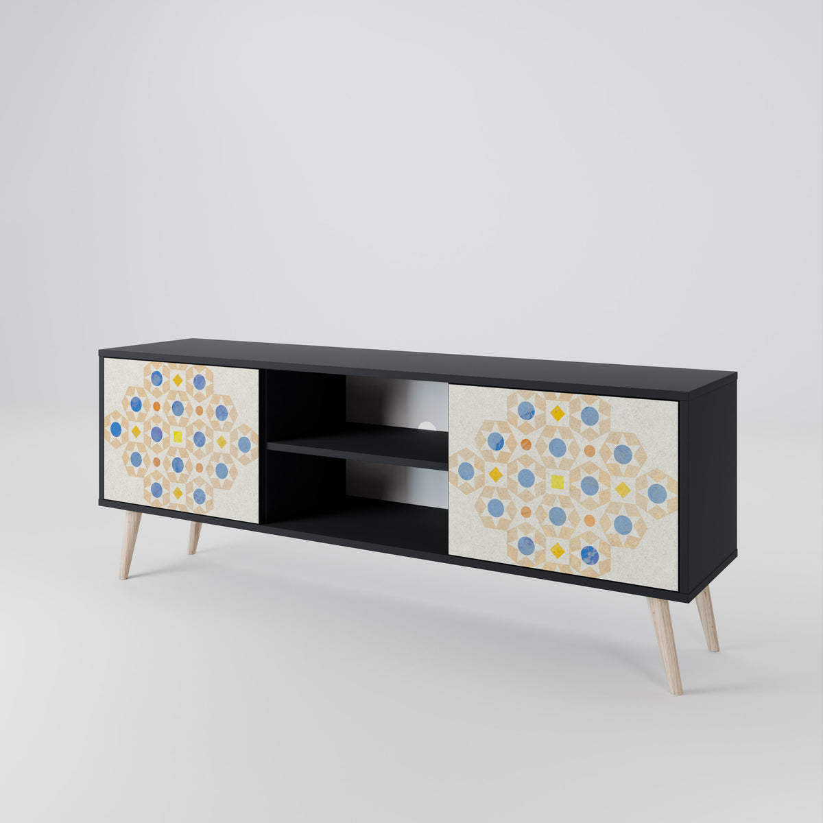 PATTERNED PRISM 2-türiges TV-Lowboard