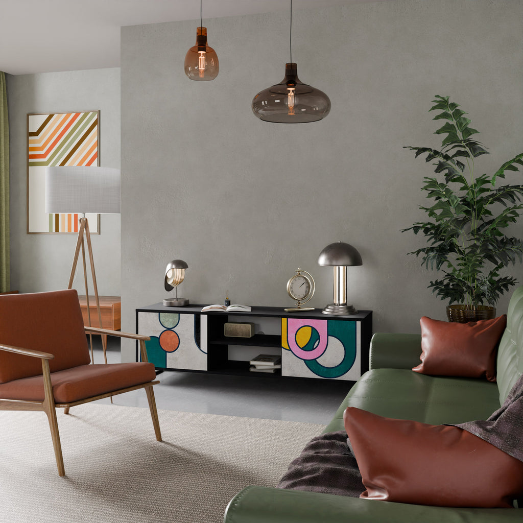 COOL STORY TV-Lowboard mit 2 Türen in Schwarz