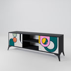 COOL STORY TV-Lowboard mit 2 Türen in Schwarz