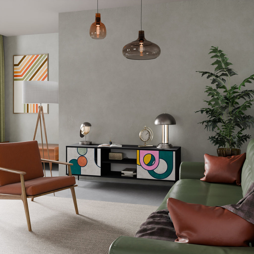 COOL STORY TV-Lowboard mit 2 Türen in Schwarz