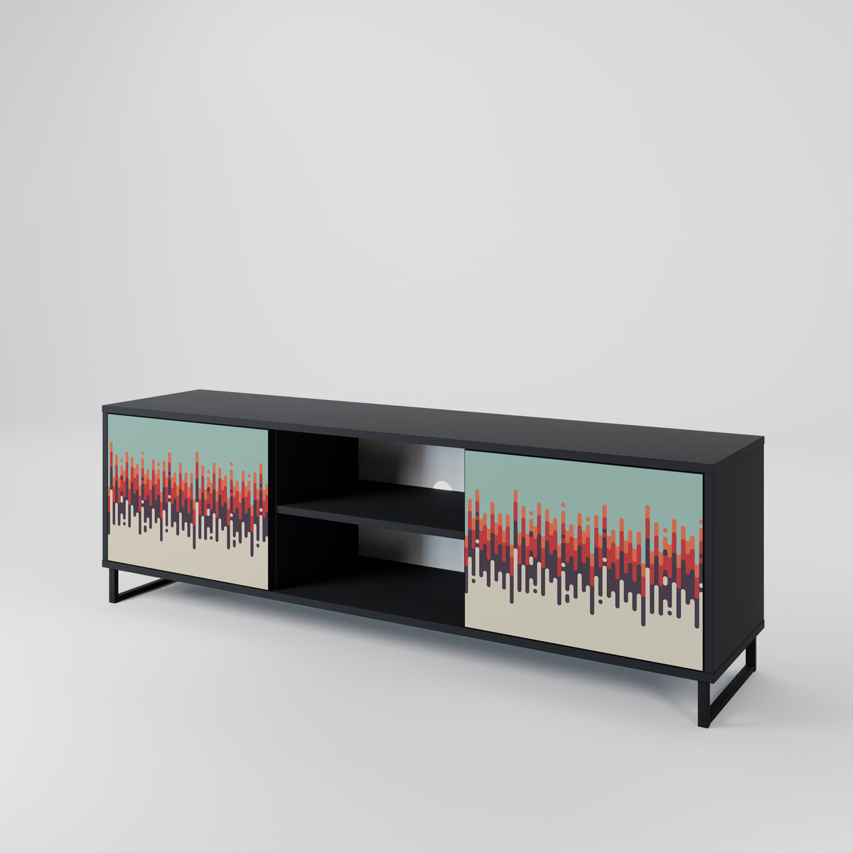 CHROMA CONTOURS 2-türiges TV-Lowboard